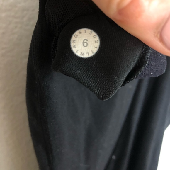Lululemon Sun Setter Nulu Workout Tank Top Black Size 6 - Picture 6 of 8